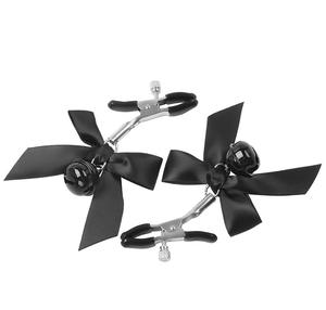 Pince à mamelon à nœud réglable Sexy petite cloche adulte fétiche flirtant jouets sexuels pour Couples <span class=keywords><strong>femme</strong></span> sein Bdsm jouets - Product Image 2