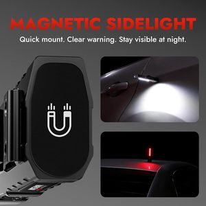 สำหรับ<span class=keywords><strong>ไฟฉาย</strong></span> LED แบบชาร์จไฟได้ผ่าน USB ความสว่าง 1200 ลูเมน กันน้ำระดับ IP33 <span class=keywords><strong>ไฟฉาย</strong></span>พกพาขนาดกะทัดรัดพร้อมฐานแม่เหล็กและคลิปหนีบกระเป๋า - Product Image 6