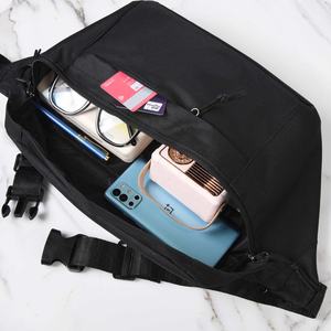 BSCI Custom Nylon Women's Fanny Pack Waterproof Outdoor Sports Waist Chest <b>Belt</b> Logo Daily <b>Travel</b> Running Crossbody Bag BSCI - Product Image 5