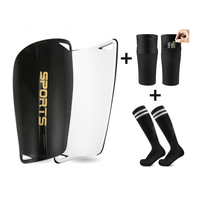 Manchons de protection légers et respirants, chaussettes de football longues, protège-tibias rigides, kit de protection pour l'entraînement et les matchs de football