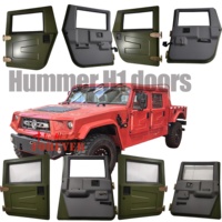 Ensemble de portes de cabine Dongfeng Humvee série EQ2050, ensemble de quatre portes avec serrures et charnières