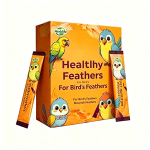Poudre de soin pour plumes d'oiseaux en gros, supplément nutritionnel pour animaux de compagnie, 30 bâtonnets pour perroquets, pigeons, pinsons, soutien à la condition et à la reproduction - Product Image 1