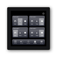 Panneau de commande intelligent 4 pouces Golden Security Zigbee 2026 pour maison connectée, interrupteur mural Tuya, contrôle de la lumière, du groupe et des rideaux