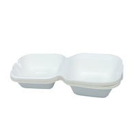 Boîte de hamburger de bagasse de canne à sucre biodégradable de prix direct d'usine pour le conteneur alimentaire