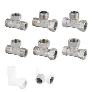 Válvula Divisora de Agua de Latón de 1/2 Pulgada, Tipo Codo en T, de Gran Caudal y Reforzada para Calentador de Agua - Product Image 1