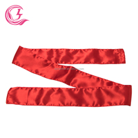 Cljhair personnalisé cheveux humains accessoires perruque bandeau Satin soie cheveux bord Wrap Satin écharpe