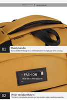 Sac à dos de loisirs compact et léger, imperméable, en tissu Oxford, avec fermeture éclair, pour hommes et femmes, grande capacité, idéal pour les voyages en plein air