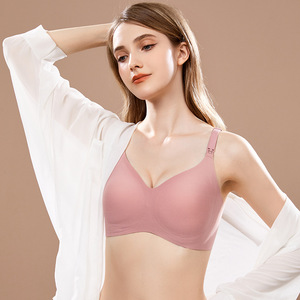 Soutien-gorge d'allaitement grande <span class=keywords><strong>taille</strong></span> pour allaitement maternité soutiens-gorge sans couture grossesse allaitement Bralette femmes dos en forme de U sous-vêtements - Product Image 2