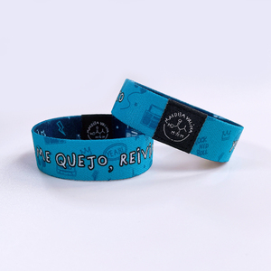 Bracelets de fête personnalisés en ruban élastique NFC FM1108 Ntag 213 Ntag 215 Ntag216 Bracelets imprimés Bracelets de couple <span class=keywords><strong>totwoo</strong></span> - Product Image 6