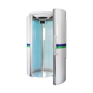 <span class=keywords><strong>Solarium</strong></span> vertical professionnel, lit de bronzage sur pied <span class=keywords><strong>UVB</strong></span>/UVA, machine de bronzage intégral LED <span class=keywords><strong>UVB</strong></span>, cabine de bronzage sur pied OEM ODM - Product Image 3