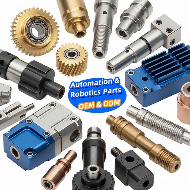 Industrial Robot Components Custom CNC Machining Parts OEM ODM Service for Automation Equipment Actuator Sensor Mounts