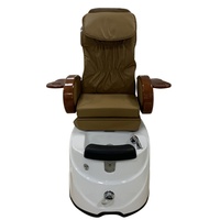 Fauteuil de pédicure en cuir synthétique moderne de luxe pour salon de manucure professionnel, hôtel, salle de sport et salle de bain