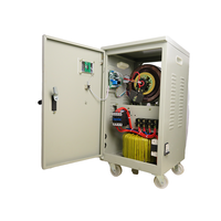 Régulateur de tension automatique à haute efficacité TND-20kva avec moteur servo en cuivre, entrée 90V-260V monophasé AC, écran LCD