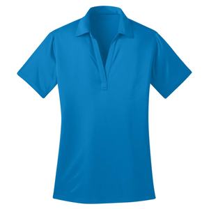 Camiseta Polo Deportiva de Trabajo para Mujer, 100% Poliéster, Cuello en V, Manga Corta, Color Neón, Uniforme Original - Product Image 3