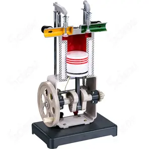 Modelo de motor de gasolina escolar, modelo de motor de combustión interna, cilindro, equipo experimental físico