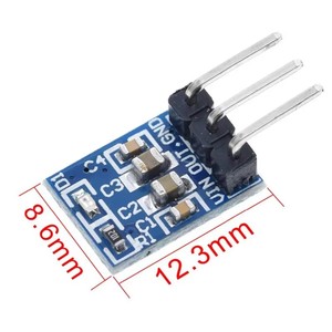 Convertitore Buck <span class=keywords><strong>DC</strong></span>-<span class=keywords><strong>DC</strong></span> <span class=keywords><strong>3</strong></span> pin AMS1117 <span class=keywords><strong>3</strong></span>.3V <span class=keywords><strong>DC</strong></span> 4.75V-12V a <span class=keywords><strong>3</strong></span>.3V regolatore di tensione Step Down alimentatore modulo 800mA Buck - Product Image 3