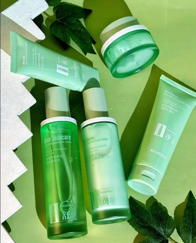 Rolanjona Aloe Essence Vera Hyaluronic Acid 5-Piece Skin Care Set for  Moisturizing, Soothing & Oil Control  All Skin Types
