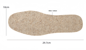 Vente chaude dessin animé laine feutre semelles épaisses chaudes absorbant les chocs soulagement de la pression et taille de coupe libre semelles de chaussures - Product Image 6