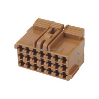 Connecteur de câblage femelle brun à 21 broches, remplace Tyco 1-967625-1