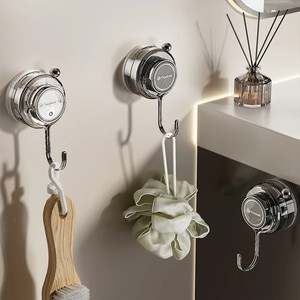 Simple Style Suction Cup Hooks 4 Pack Removable Strong Adhesive For Kitchen Bathroom Toilet Storage Rack - Product Image 4