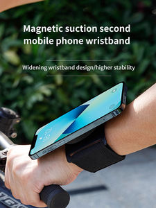 Phổ 360 ° Có Thể Điều Chỉnh Điện Thoại Di Động Chủ Mạnh Mẽ Từ Hút Khung Dây Đeo Cổ Tay Cánh Tay Chuyên Sản Phẩm Mới - Product Image 2