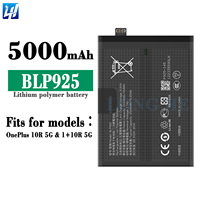 Meilleure usine de production de batteries originales en Chine, batterie de téléphone portable au lithium, vente en gros pour OPPO OnePlus 10R 5G BLP925