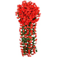 AW-002 Fleur Artificielle 3D Toucher Réel Orchidée Décoration Salon Vigne Artificielle Murale Glycine Fleurs Suspendues