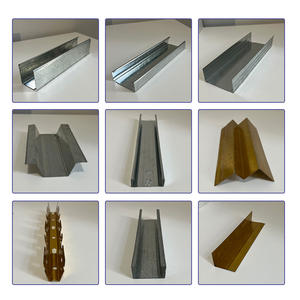Cadres en acier galvanisé Profilés <span class=keywords><strong>pour</strong></span> plaques de plâtre ou plaques de plâtre Cloison et <span class=keywords><strong>rail</strong></span> en métal - Product Image 2