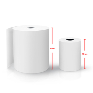 Rouleau de papier thermique sans BPA 80x80mm pour caisse enregistreuse POS, idéal pour les commerces de détail et supermarchés - Product Image 1