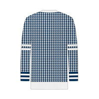 OEM personnalisé grec Sigma Gamma Rho sororité 1922 brodé Zig Zag tricoté collège Cardigan pull en coton attirail grec