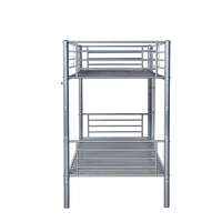 Lit à deux étages en métal, lit Loft, lit Double, Queen Size, en acier, mobilier de lit superposé, personnalisable, OEM, ODM