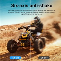 Caméra d'action 5K 4K 60FPS EIS avec objectif interchangeable, 48MP, zoom, stabilisateur électronique, WiFi, pour vlog
