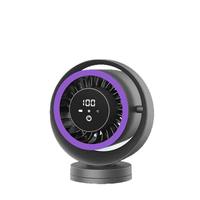 Ventilateur électrique rechargeable à circulation d'air, réglable en vitesse, avec affichage numérique et commande tactile, pour usage domestique et professionnel