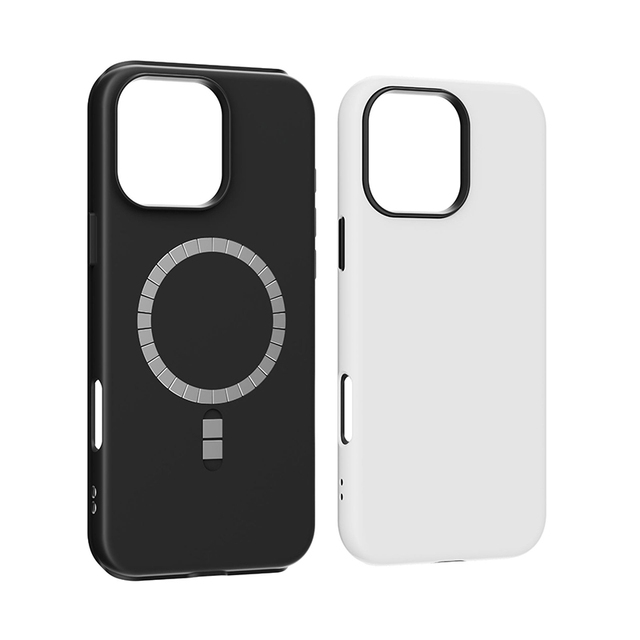 3D Sublimation Magnetic Mobile Blank Covers for iPhone 17 16 15 13 14 Pro Max 3D Sublimate Heat Transfer Phone Case
