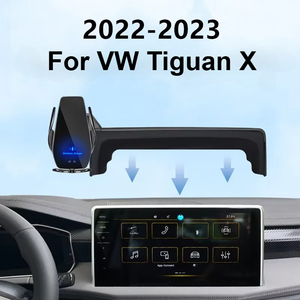 <span class=keywords><strong>Support</strong></span> de téléphone pour écran de <span class=keywords><strong>voiture</strong></span> <span class=keywords><strong>Volkswagen</strong></span> <span class=keywords><strong>Tiguan</strong></span> X, chargeur sans fil, modification de la navigation, intérieur, taille 12 pouces, 2022-2023 - Product Image 1
