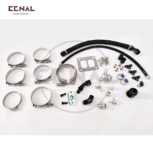 Kit de collecteur en acier inoxydable JSKR pour BMW B58 Gen1, ensemble complet, turbo simple, connecteur T4 avec bouclier thermique, pièces de performance - Product Image 3