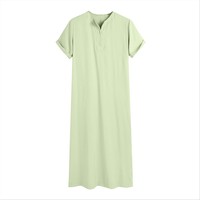 Y-8 2025 Nouvelle Chemise Musulmane pour Hommes du Moyen-Orient, Arabe, Dubaï, Malaisie – Robe Musulmane Marocaine Thobe à Fermeture Éclair