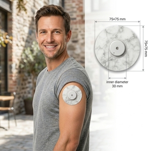 Patchs CGM OEM CE/ISO à adhérence forte (14 jours), autocollants de surveillance du glucose respectueux de la peau, surpatchs - Product Image 2