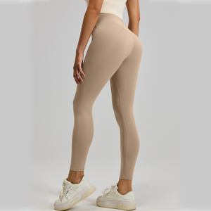 Leggings da corsa slim fit con design modellante e tessuto morbido ed elasticizzato per <span class=keywords><strong>palestra</strong></span> e attività all'aperto - Product Image 4