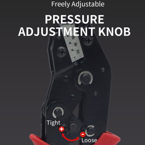 Pince à sertir à cliquet pour bornes électriques, force réglable de 0,25 à 1,5 mm, pour électricien - Product Image 3