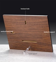 Boîtes de rangement pour médailles en cristal et en verre en MDF de forme personnalisée, impression laser, cadeau avec crochet