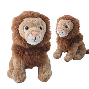 Muñeco de Peluche de Cordero Súper Suave, Animal del Bosque en Posición de Sentado, Relleno de Algodón PP, Regalo para Bebés, Marioneta de Trapo Personalizable para Bodas - Product Image 1