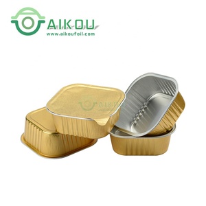300ml <strong>Small</strong> Aluminium <strong>Pan</strong> for Bakery Use Square Mousse Shape Muffin Cake Mold Baking Dishes <strong>Pans</strong> Box Packing Dessert - Product Image 4