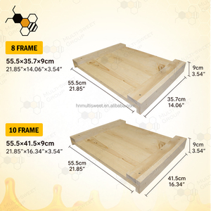 Coperchio Superiore per Arnia Migliabile Senza Bordo a Sbalzo, Coperchio da Viaggio Pronto per la Fissaggio della Cinghia per Lavori di Pollinizzazione delle Api - Product Image 2