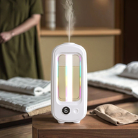 Diffuseur d'arômes intelligent rechargeable par USB, diffuseur d'arômes portable en plastique, diffuseur d'aromathérapie