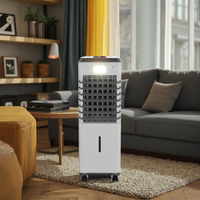 Nouveau petit climatiseur électrique portable avec LED et lampe anti-moustiques et glacière pour usage domestique, camping-car, garage, hôtel