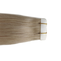 Xinda en stock extension de cheveux ruban adhésif cheveux humains 16 pouces remy cheveux blond blanc pour femme