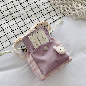 Sac seau mignon en toile pour étudiants en art, sac à bandoulière de loisirs littéraire pour femmes, nouvelle mode <span class=keywords><strong>2022</strong></span> - Product Image 3