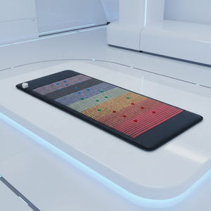 PEMF inframerah jauh panas dalam, terapi foton, medan magnetik ion negatif batu permata Kristalmatte Chakra kristal matras matras - Product Image 1