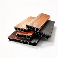Planches de terrasse en composite d'aluminium robustes, panneaux de sol en alliage d'aluminium pour jardin, terrasse et balcon